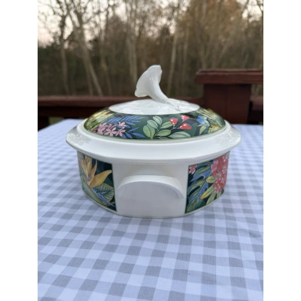 Villeroy‎ And Boch/Gallo Serengeti Covered Vegetable Dish Rare Discontinued